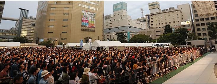 福岡・天神エリア一帯をまるごとフェス会場にする 九州最大級の音楽ライブイベント MUSIC CITY TENJIN！