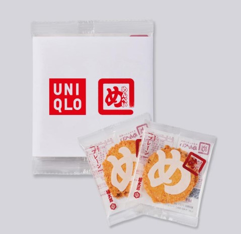 UNIQLO天神オリジナルパッケージ めんべい